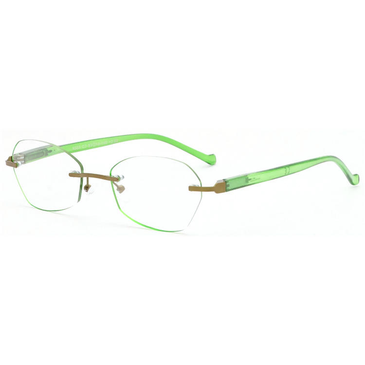 Dachuan Optical DRM368018 China Supplier Rimless Metal Reading Glasses With Special shape (16)